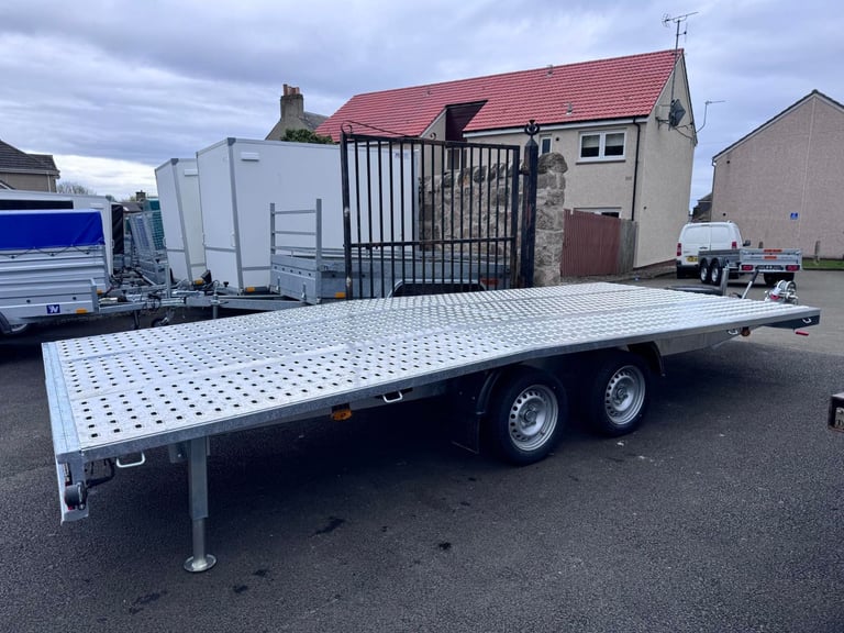 Brand new 5m x 2,1m twin axle jupiter car transporter trailer 3000KG