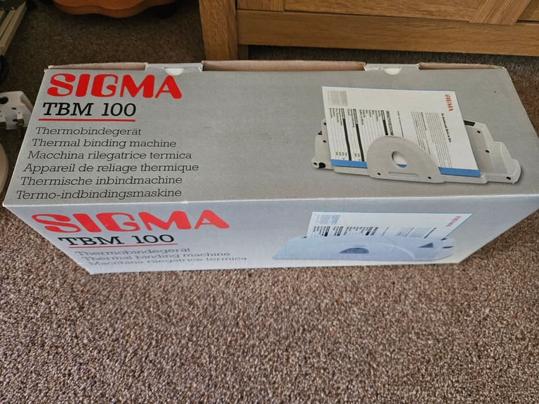 Sigma TBM 100 Thermal Binding Machine