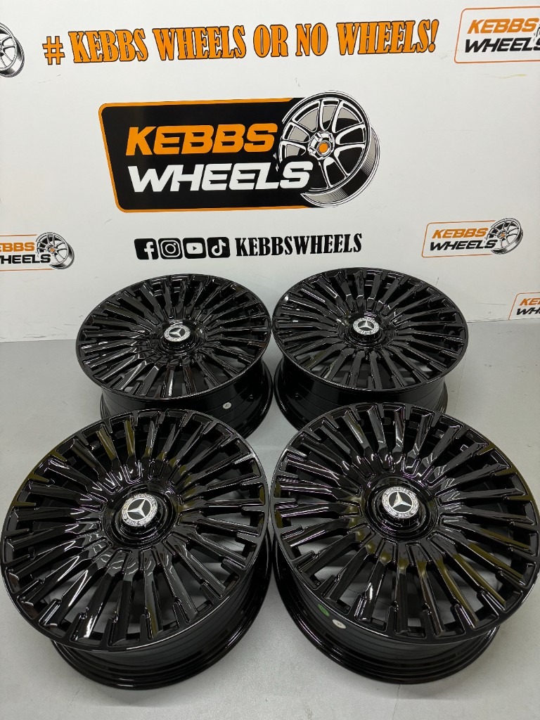 20" MERCEDES 2024/5 MAYBACH REPLACEMENT STYLE ALLOY WHEELS  C CLASS E CLASS S CLASS A CLASS