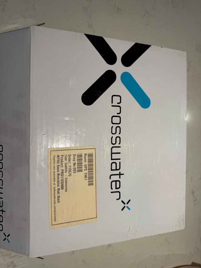 Black Crosswater Tap