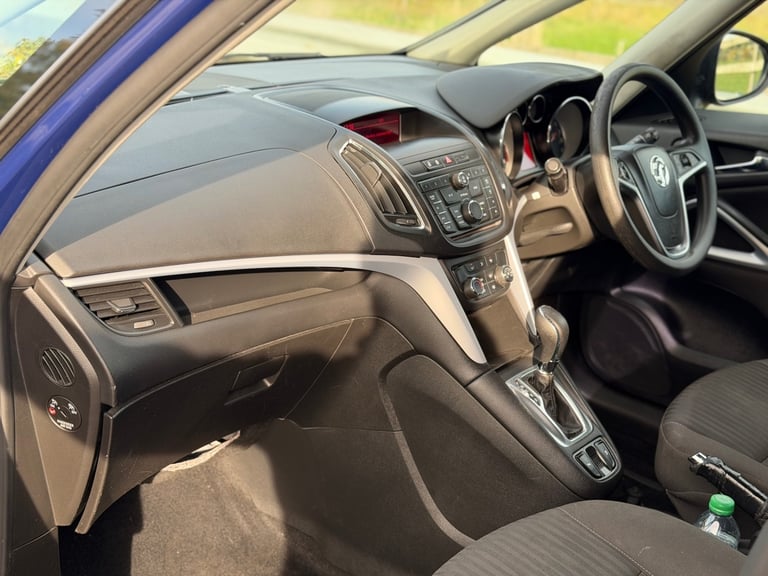 2014 VAUXHALL ZAFIRA TOURER 2.0 CDTI EXCLUSIV AUTOMATIC 7 SEATER BLUE 2 OWNERS