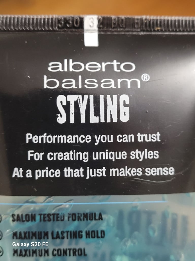 Maximum Hold & Control: Alberto Balsam Ultra Strong Styling Gel, 200ml - Salon Quality Hair Styling