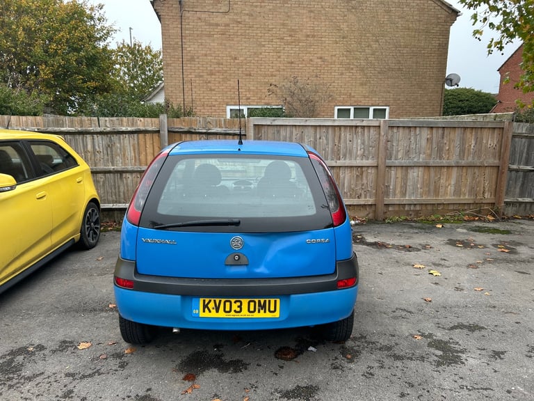 Vauxhall, CORSA, Hatchback, 2003, Manual, 973 (cc), 3 doors