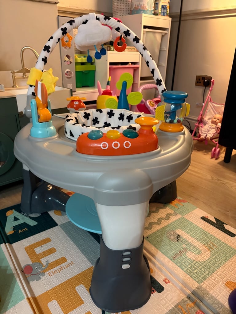 image for Mychild My Lovely World 3-In-1 Activity Centre, Bouncer And Play Table