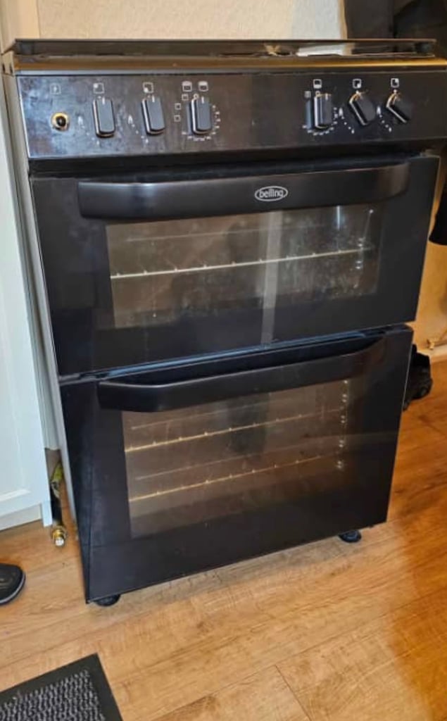 image for Belling black 60cm gas cooker. In excellent working condition. At reasonable price. 