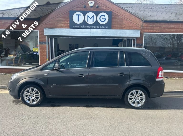 2012 Vauxhall Zafira 1.6 16V Design MPV 5dr Petrol Manual Euro 5 (SNav) (115 ps) MPV Petrol Manual