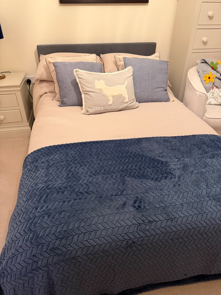 image for Free - Small double storage bed & mattress - never been used 