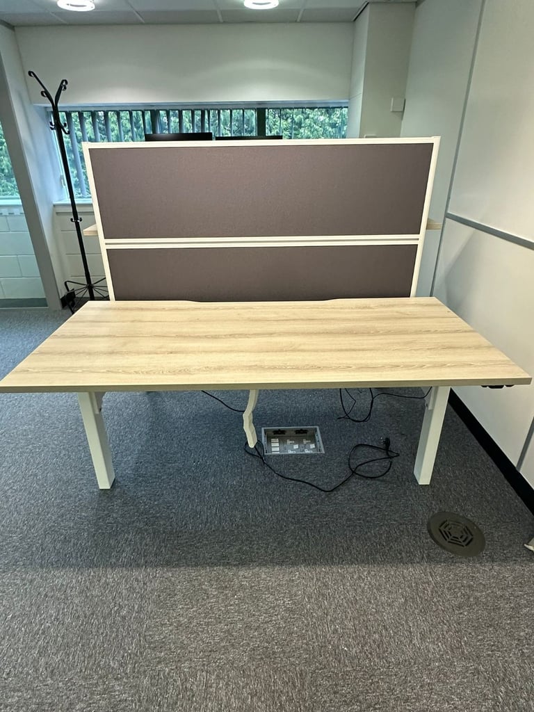 electric desk - double position