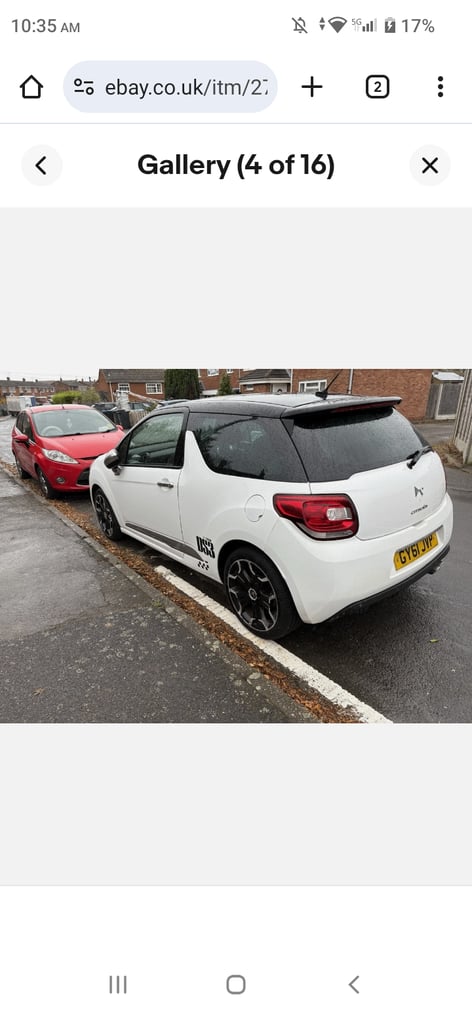 Citroen, DS3, Hatchback, 2012, Manual, 1560 (cc), 3 doors