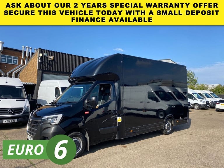 2021 21 RENAULT TRUCKS MASTER 2.3 DCI 35 LWB LUTON LOW LOADER 150BHP EURO 6 ULEZ