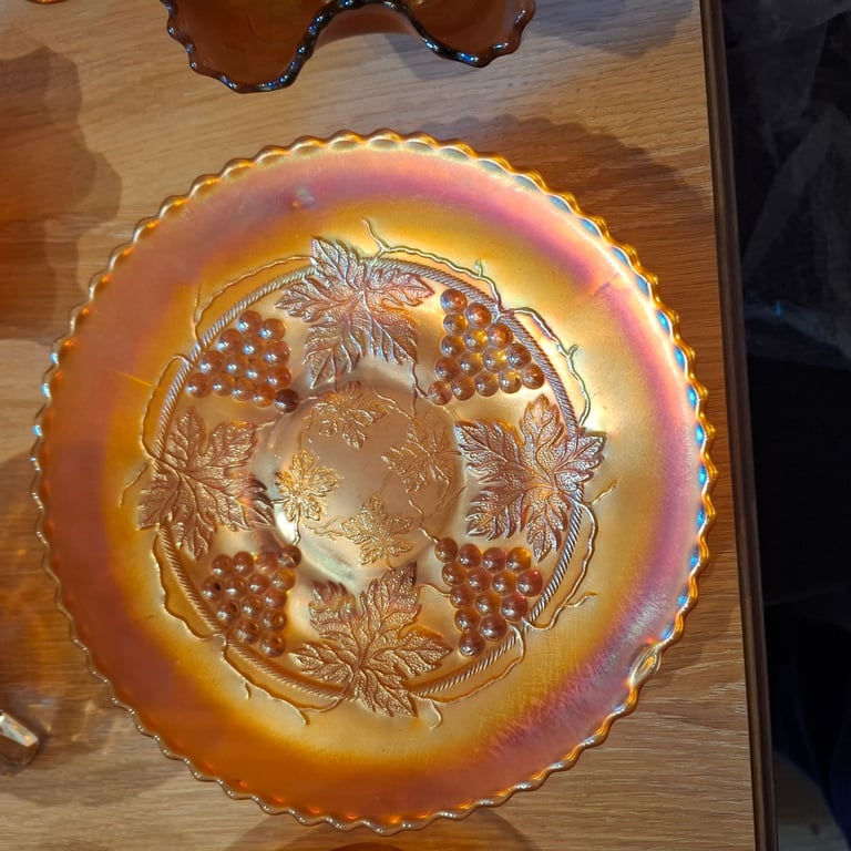 Carnival glass collection