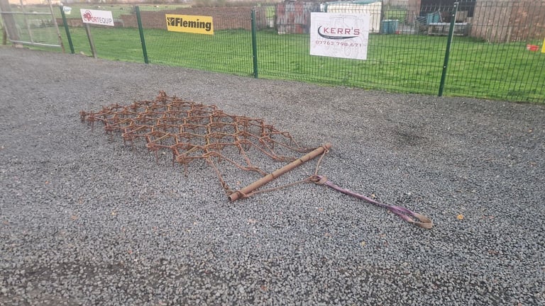 Quad atv 4x4 compact tractor 4ft drag grass harrows 