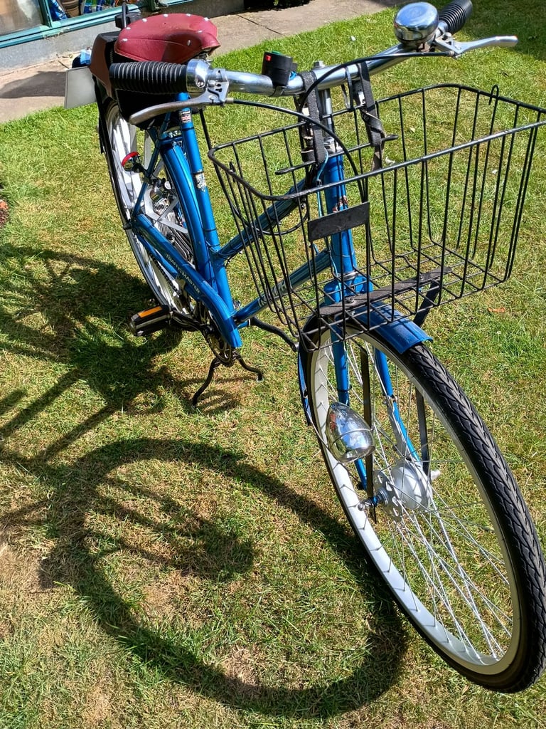 1977 Triumph Roadmaster cyclemotor.