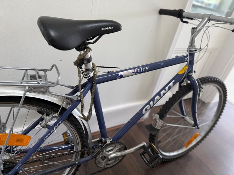 Giant Boulder City blue bicycle 