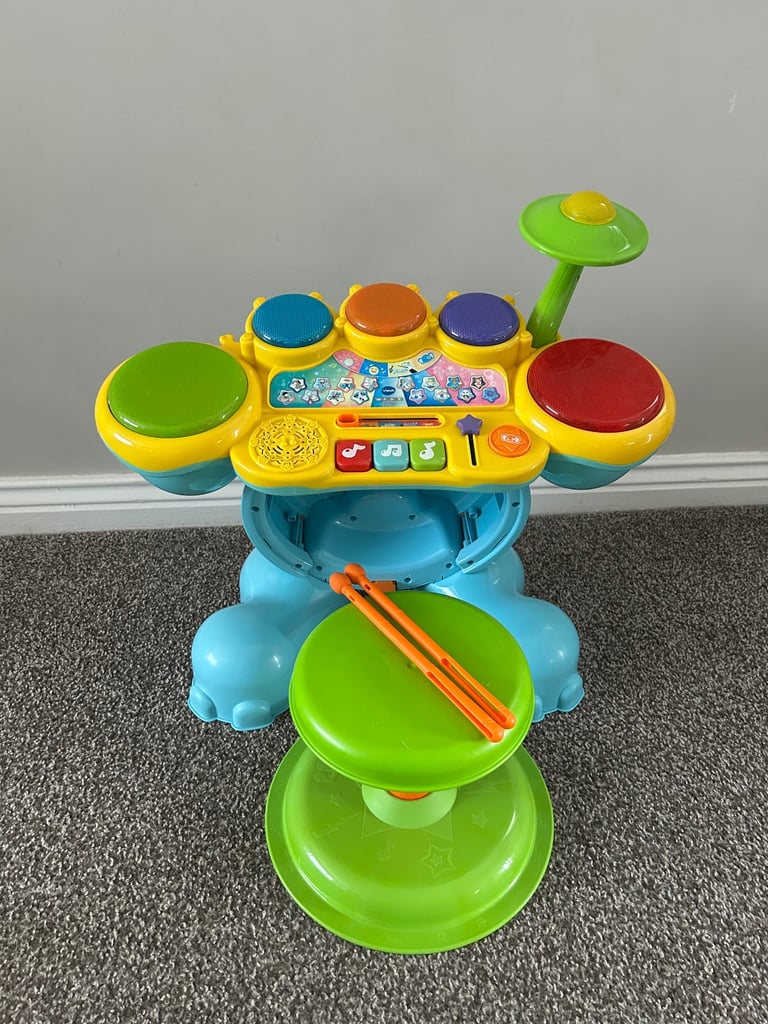 image for Kids Vtech drum kit with seat