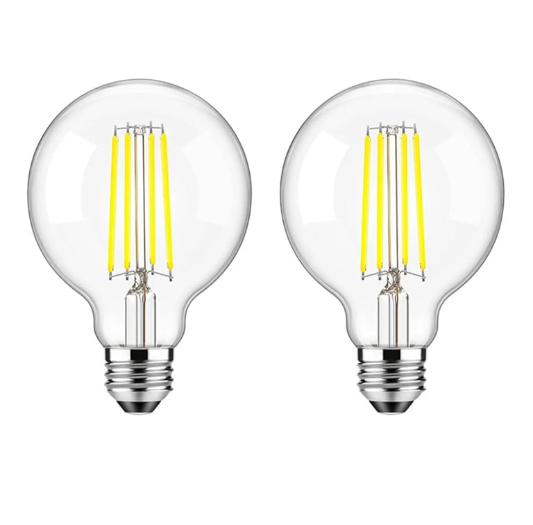 image for G80 E27 LED Bulb 4W Cool White 6500K x 8 Bulbs