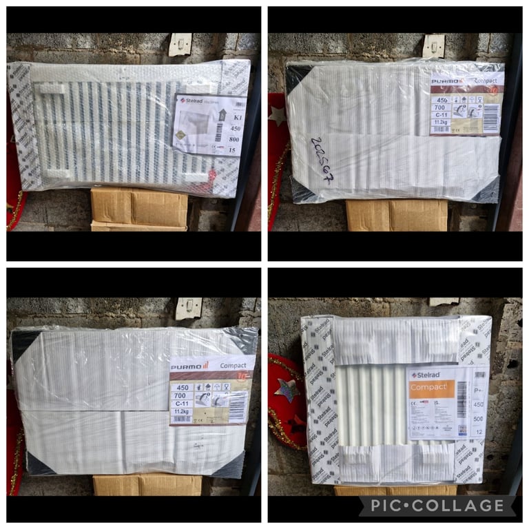 JOB LOT 30+ RADIATORS BRAND NEW VARIOUS MAKES/MODELS MYSON,CENTERAD,STELRAD