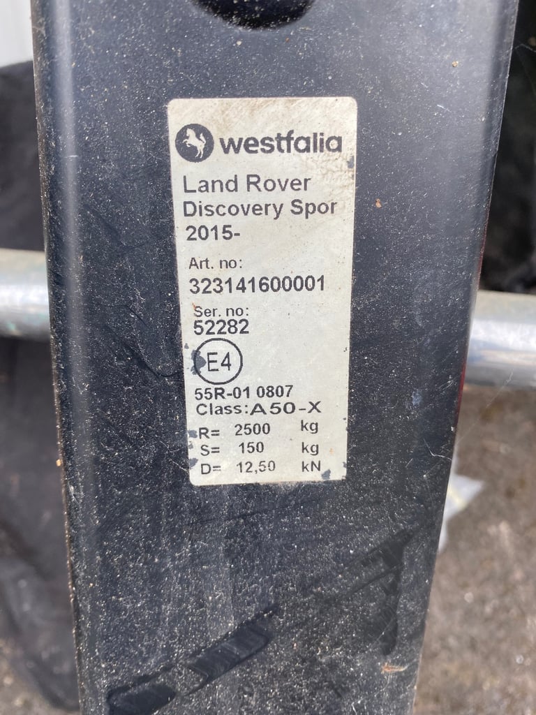 Detachable Tow Bar for (new style) Land Rover Discovery Sport
