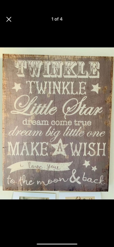 Mamas and Papas nursery wall art