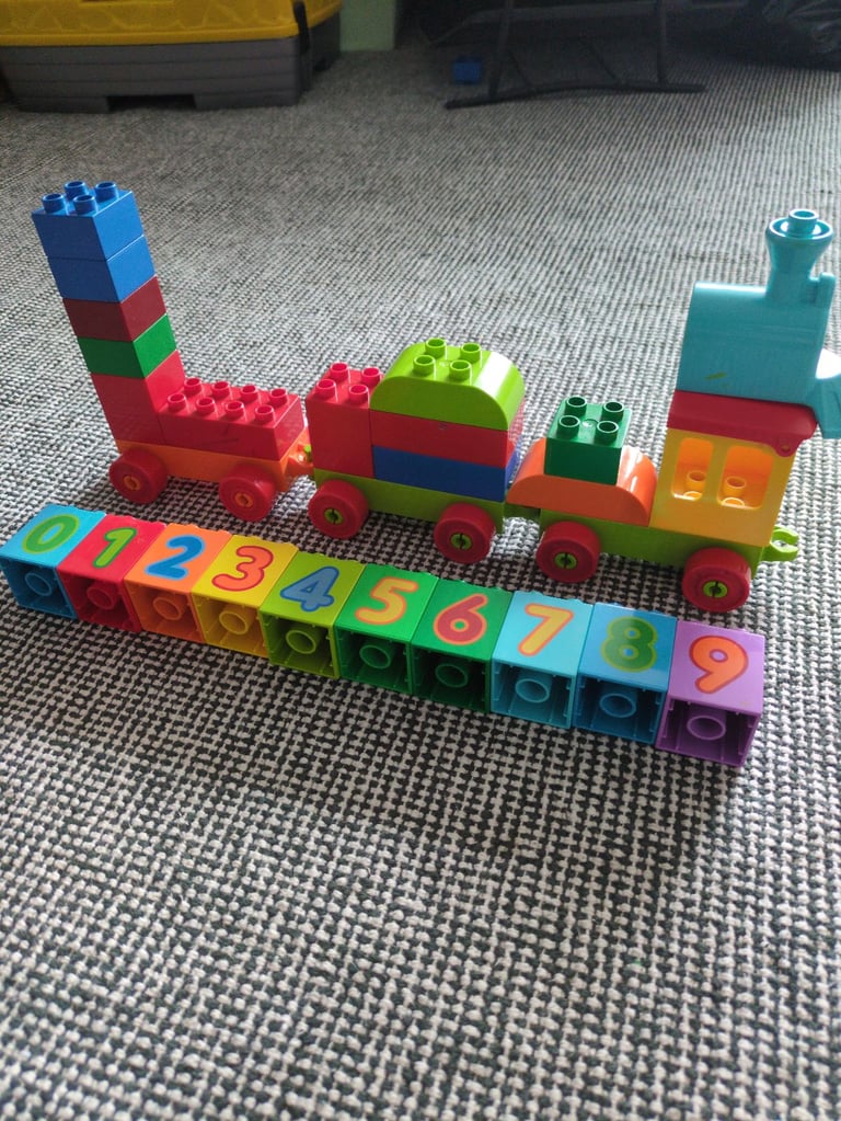 image for Duplo counting train and blocks