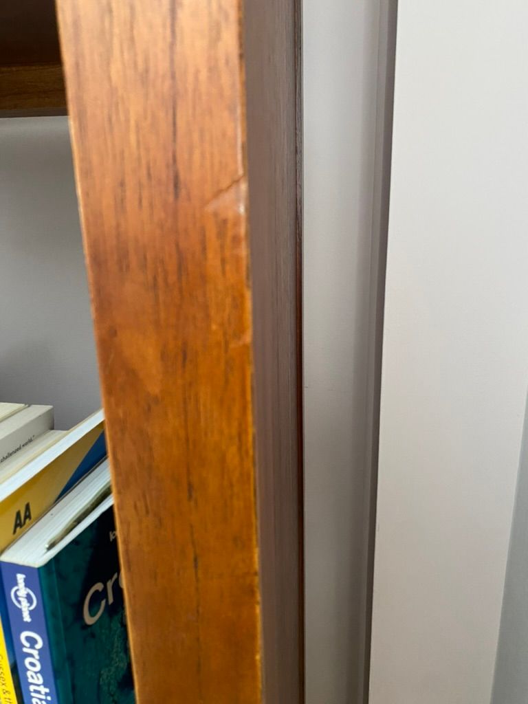 MUST SELL Solid Hardwood Shelving Unit –2m Tall
