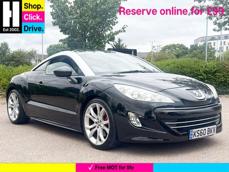 2011 Peugeot RCZ 1.6 THP GT Euro 5 2dr COUPE Petrol Manual