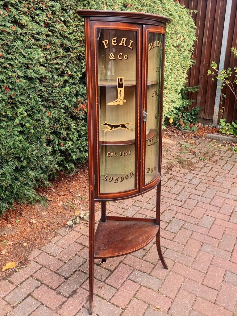 Edwardian Mahogany Corner Cabinet
