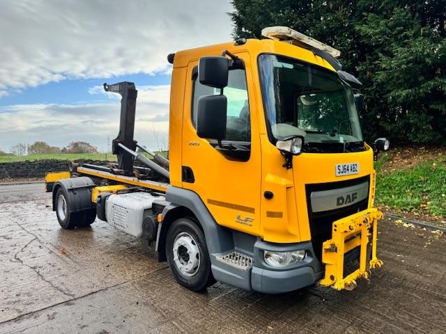 2014 14 DAF LF 220 E6 10 Ton Multi-Lift XR7S hook loader VWS weigher 93,000kms