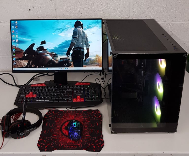 image for Pro Fast PC Asus Gaming PC Computer, AMD Ryzen 9,64GB RAM,2,256GB SSD+5TB HDD,Graphics,Fresh Win.11