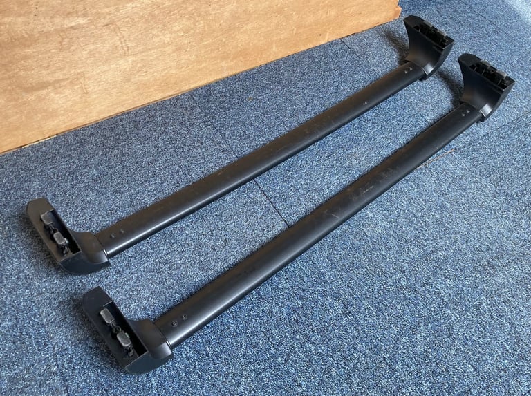 Car black sturdy roof bars rail rack, official Renault scenic, mark 1 1999-2003
