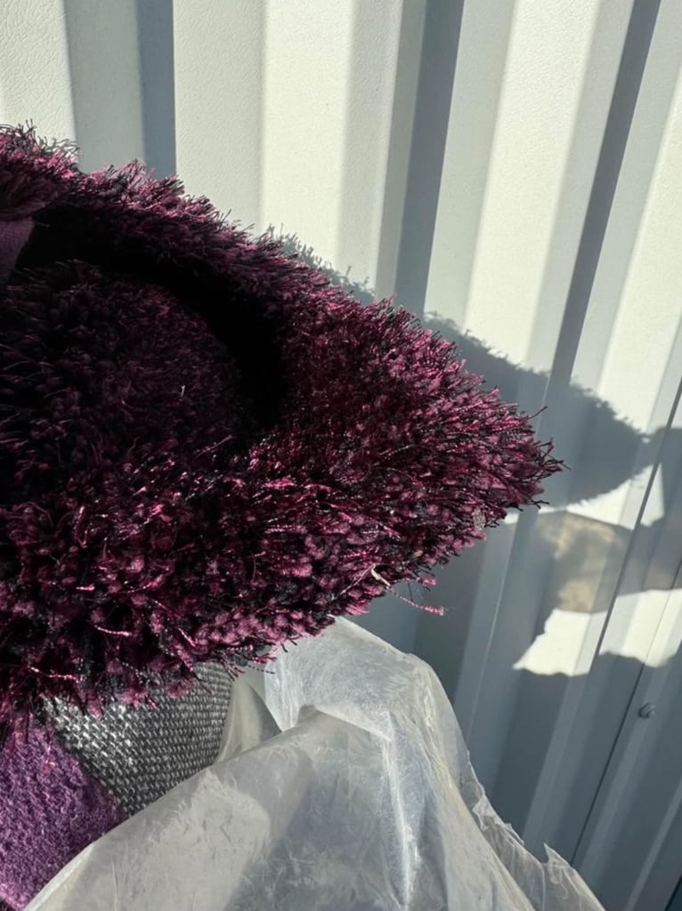 Purple Shaggy Pile Rug New Sealed 160 x 230cm