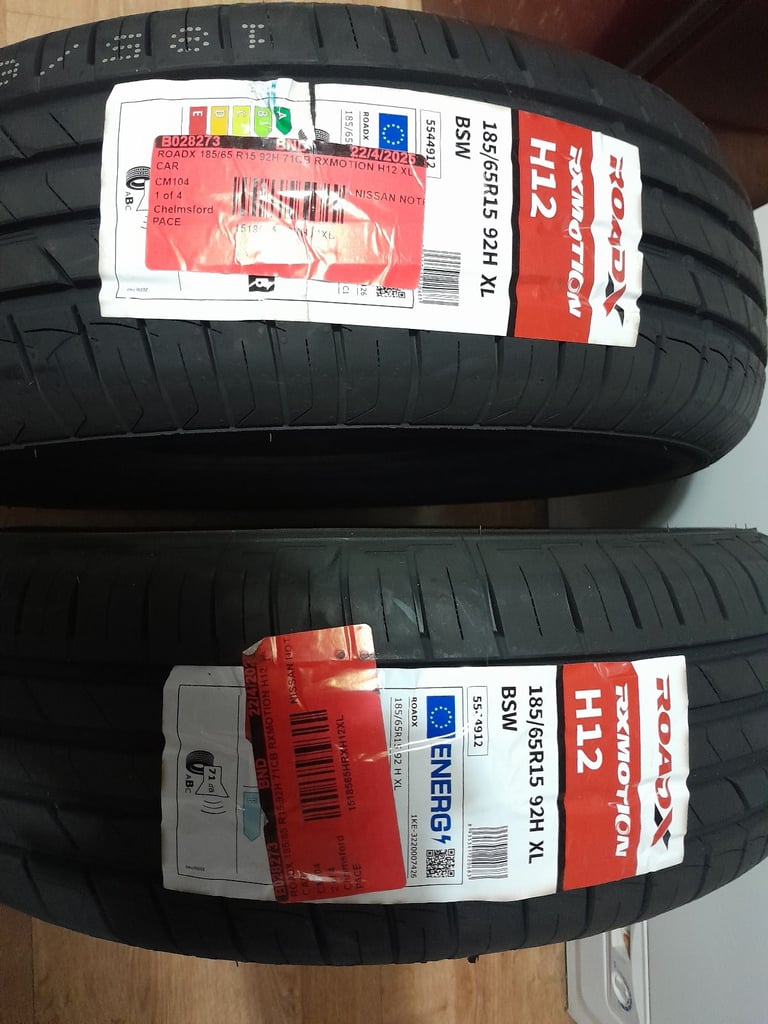 image for Roadx tyres 185/65 R15 92H XL