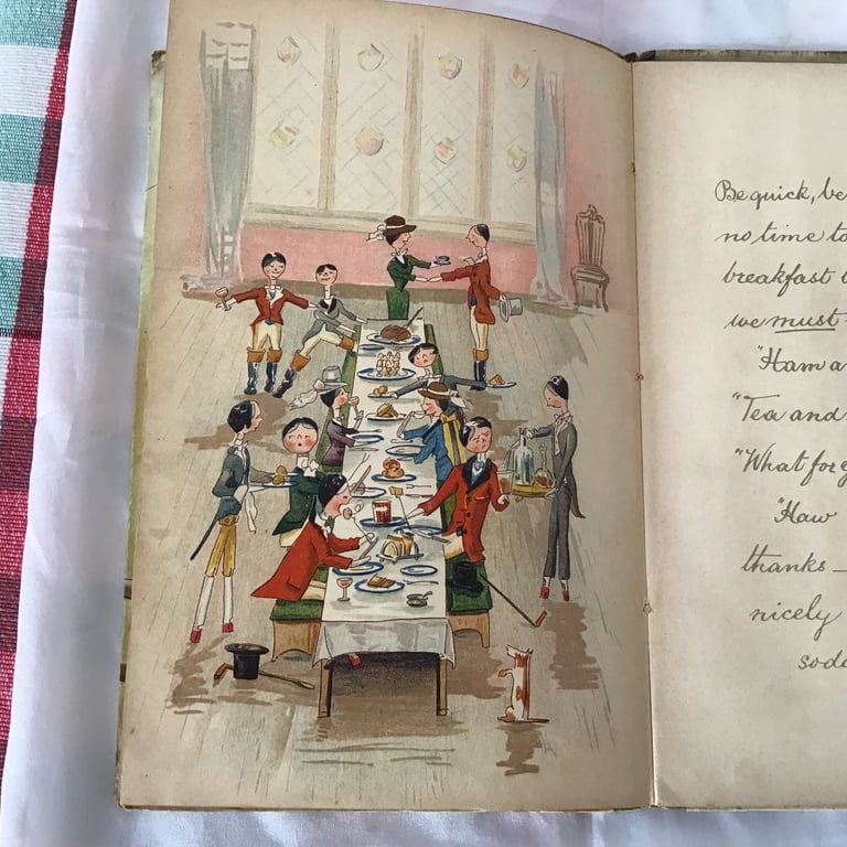  Rare Antique 1st Edtn book Sammy goes a hunting by Kathleen Ainslie published 1906