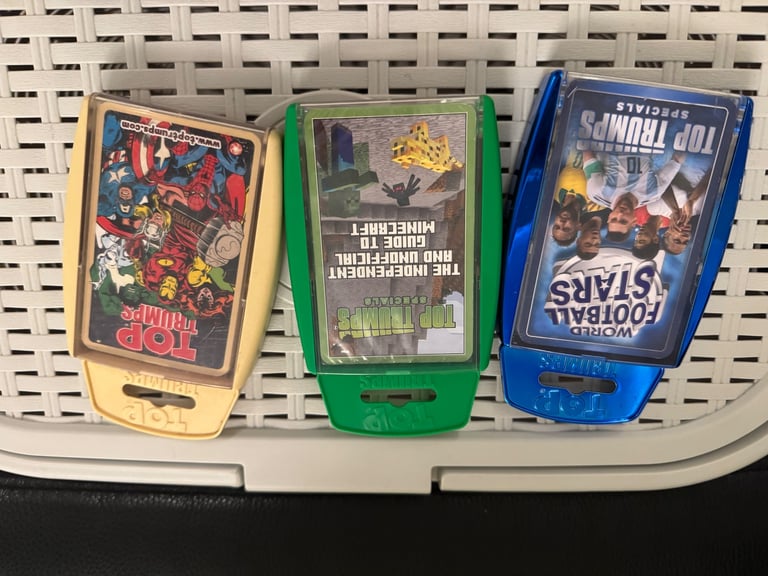 Top trumps Minecraft /world football stars / avengers