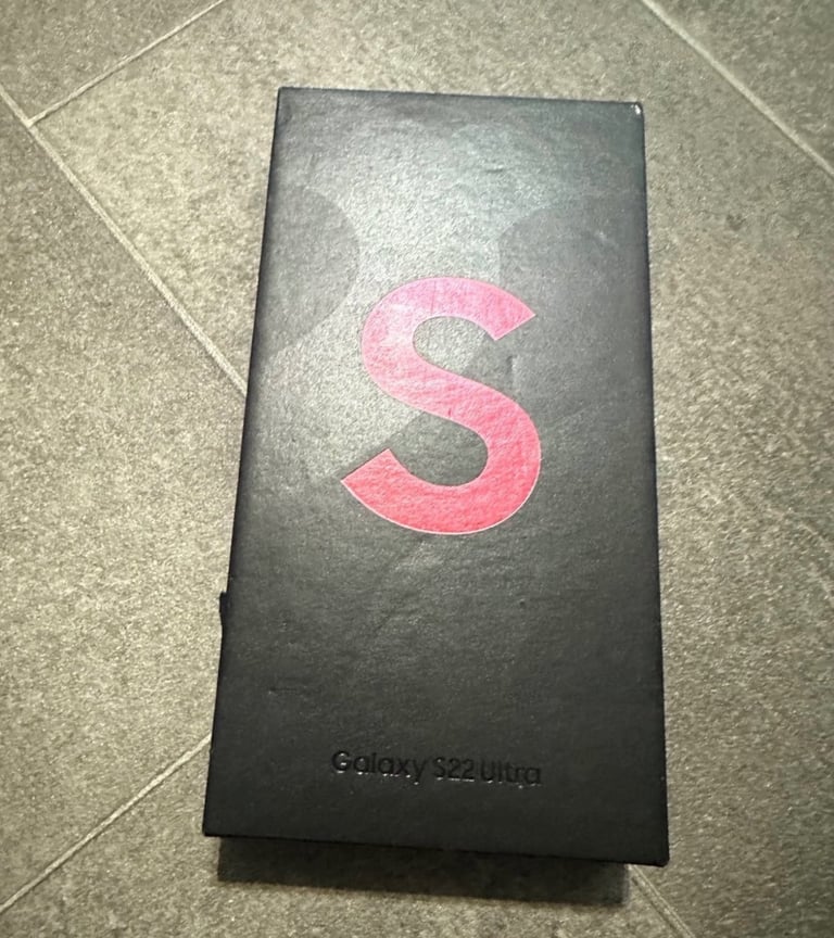 image for GALAXY S22 ULTRA / 256GB / BURGUNDY / FULLY BOXED