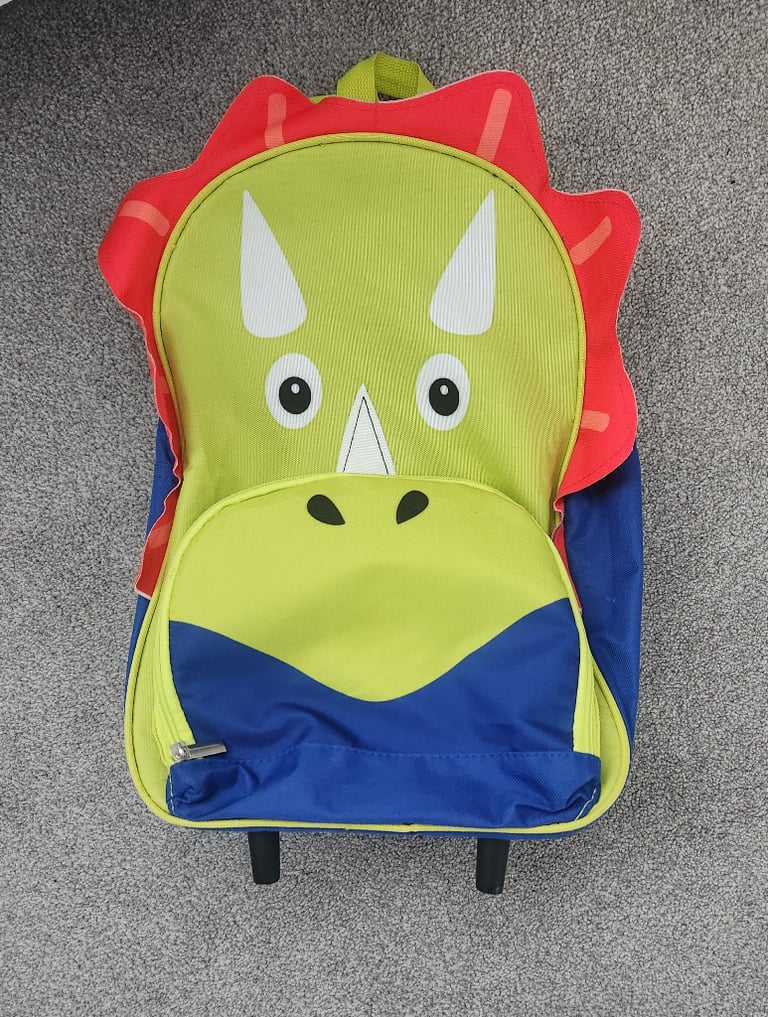 Child kids dinosaur Dunelm suitcase