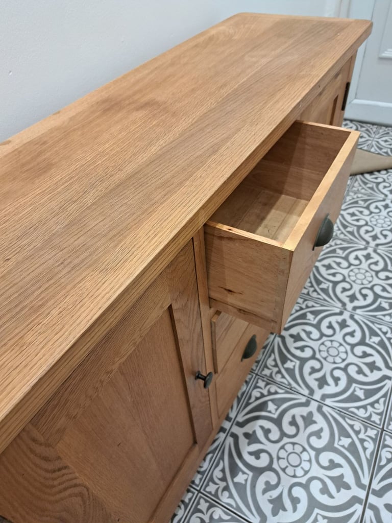 Solid oak sideboard 