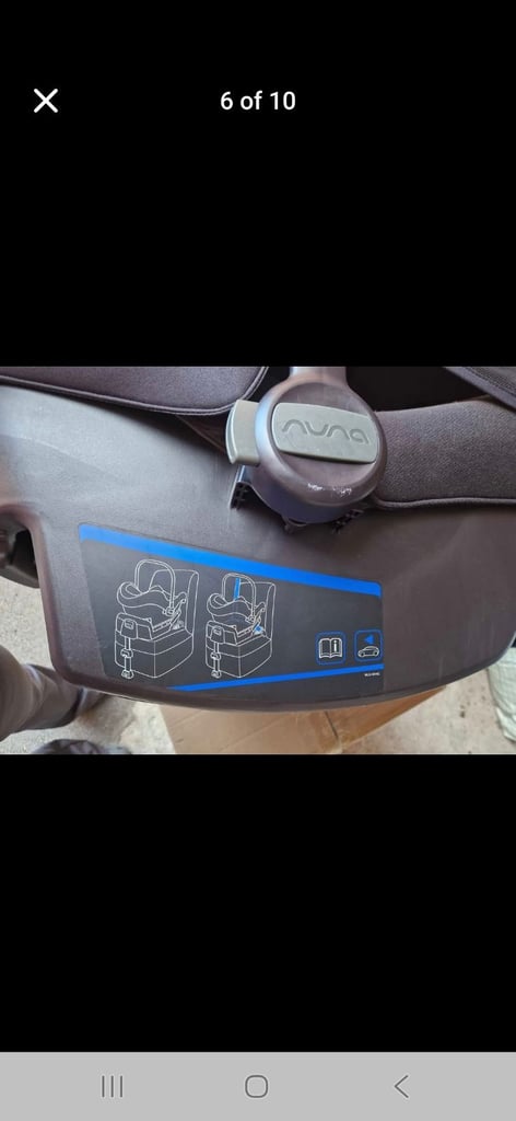 Nuna papa lite car seat with isofix base