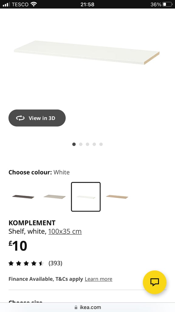 image for Ikea pax wardrobe shelves. 