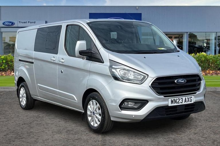 2023 Ford Transit Custom 320 Limited AUTO L2 LWB Double Cab In Van FWD 2.0 EcoBlue 170ps Low Roof...