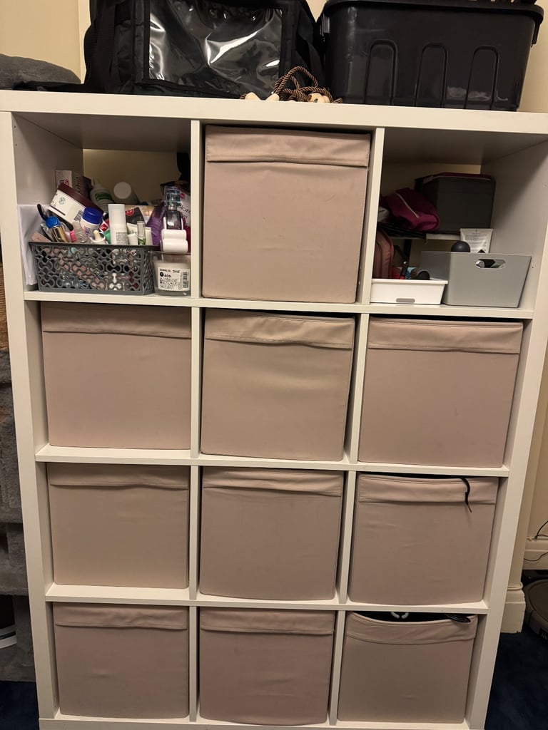 image for KALLAX Shelving unit, white, 112x147 cm