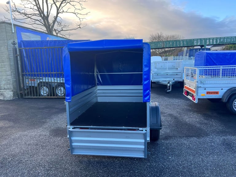 BRAND NEW 5ft x 4ft SINGLE AXLE 80CM FRAME & COVER CAMPING TRAILER 750KG
