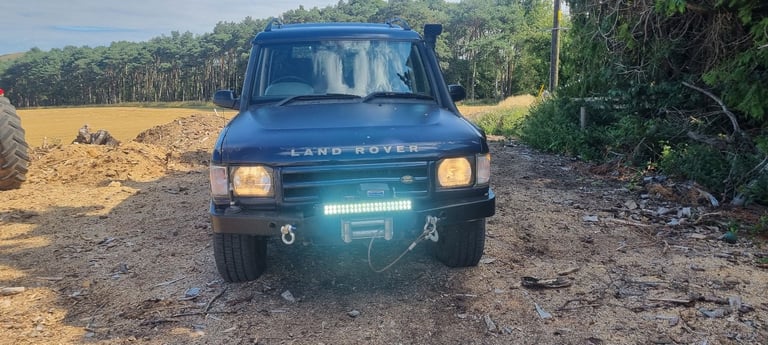 2001 land rover discovery td5  and transporter trailer 