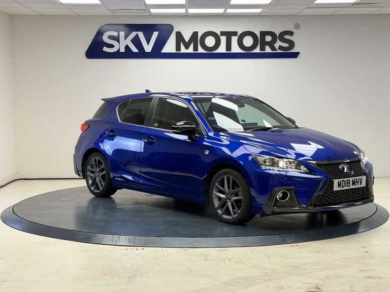 2018 Lexus CT 200h 1.8 F-Sport 5dr CVT HATCHBACK PETROL/ELECTRIC Automatic