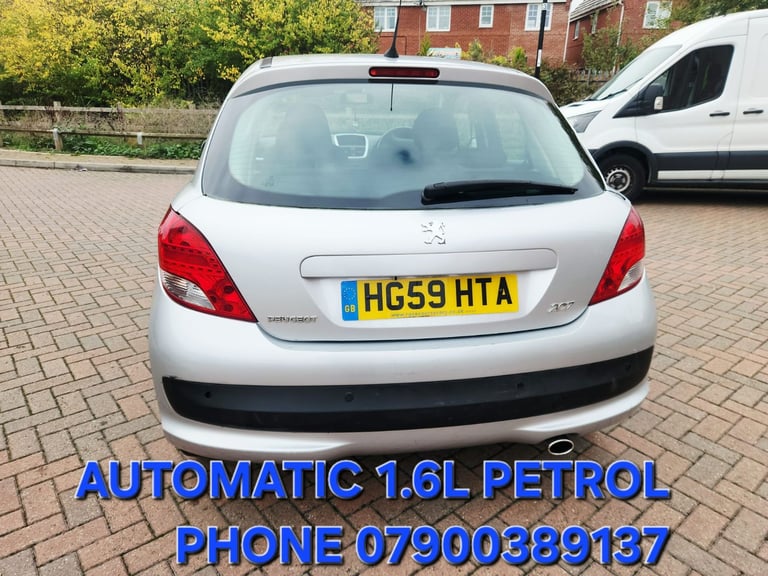 PEUGEOT 207 AUTOMATIC 1.6LT PETROL ULEZ COMPLIANT VERY CLEAN CAR BARGAIN