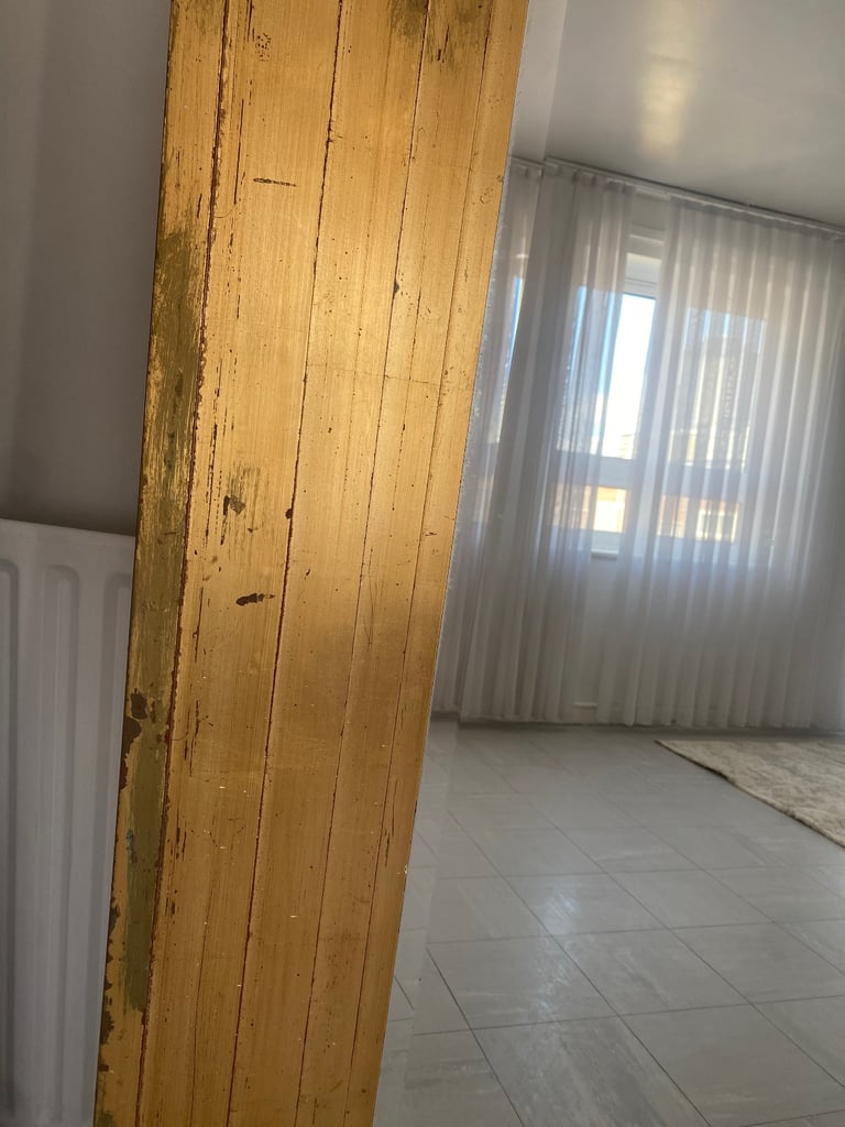 Large Gold Mirror