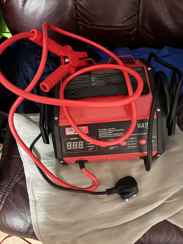 image for Ultimate speed car battery charger/jump starter