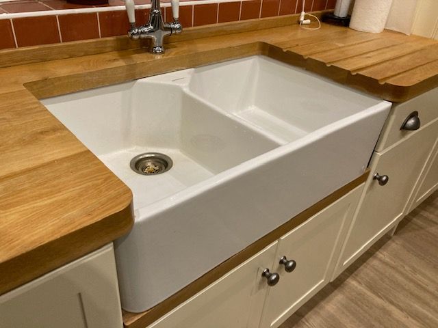 Belfast Fireclay Sink - Double Bowl Brand New & Boxed
