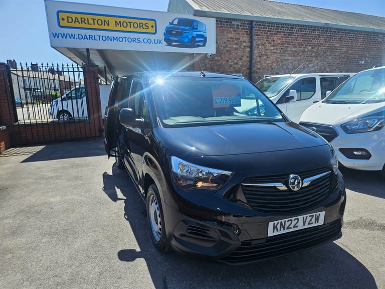 2022 Vauxhall Combo L2H1 2300 DYNAMIC 100 6 SPEED ( BLACK) Panel Van Diesel Manual