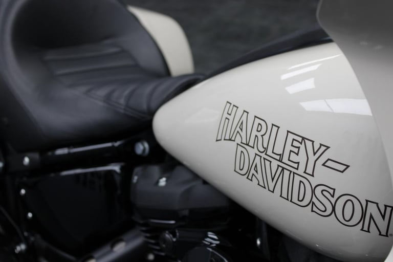 2023 Harley-Davidson FXLRST Softail Low Rider ST in White Sand Pearl